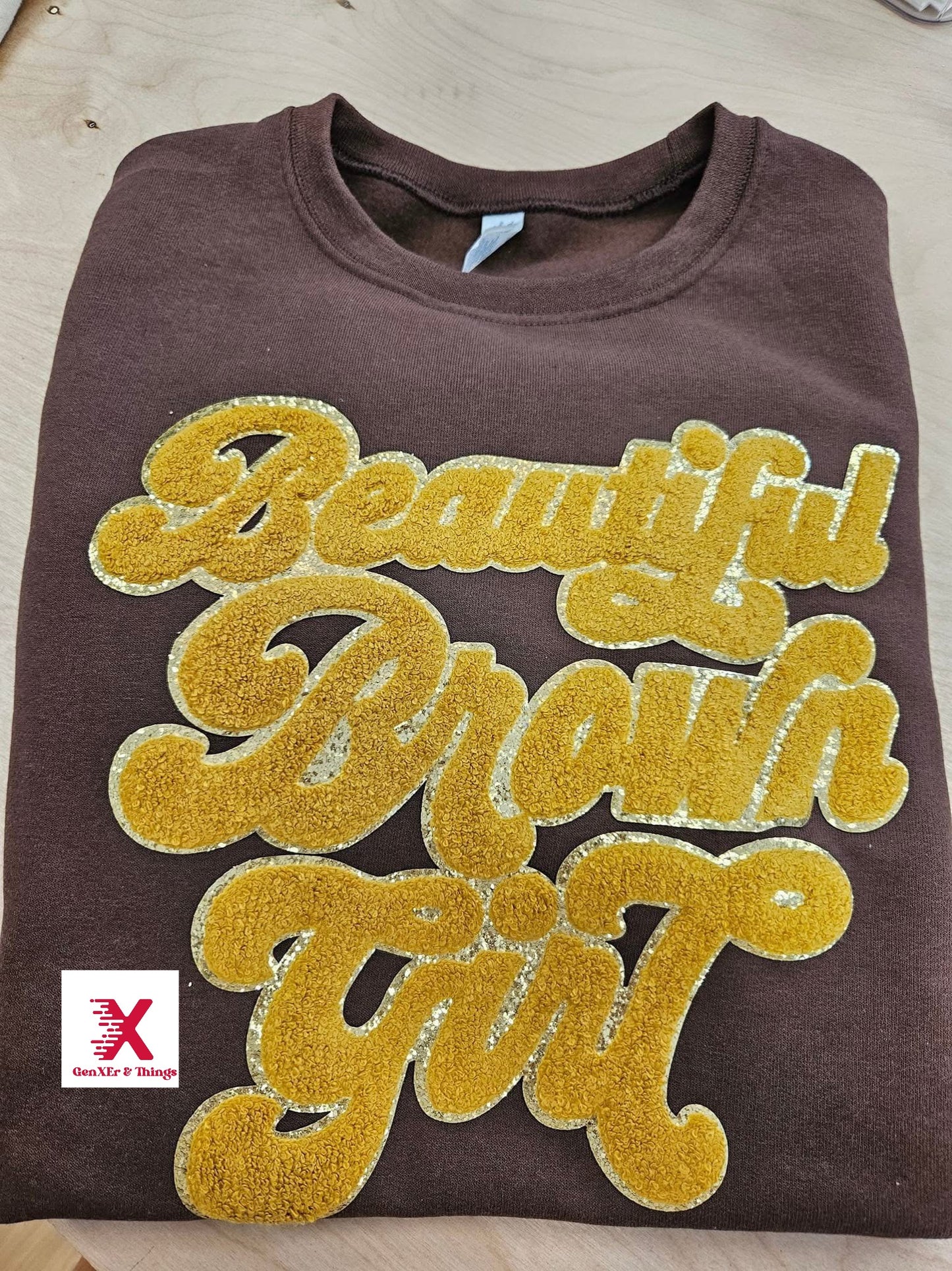 Beautiful Brown Girl Graphic Sweatshirt