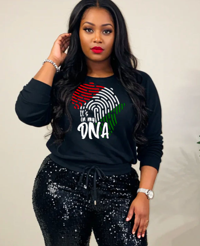It's In My DNA Graphic Sweatshirt