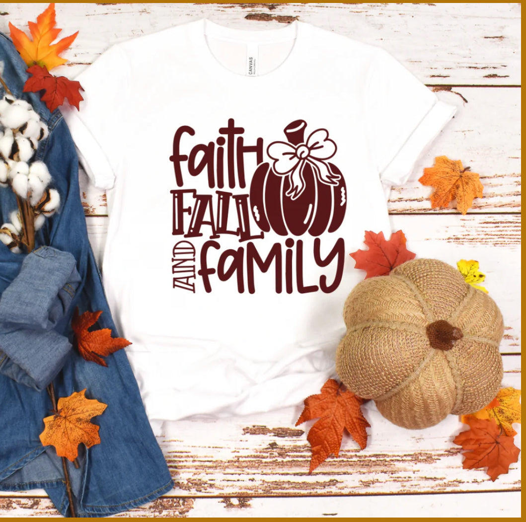 Faith Fall Family T-shirt