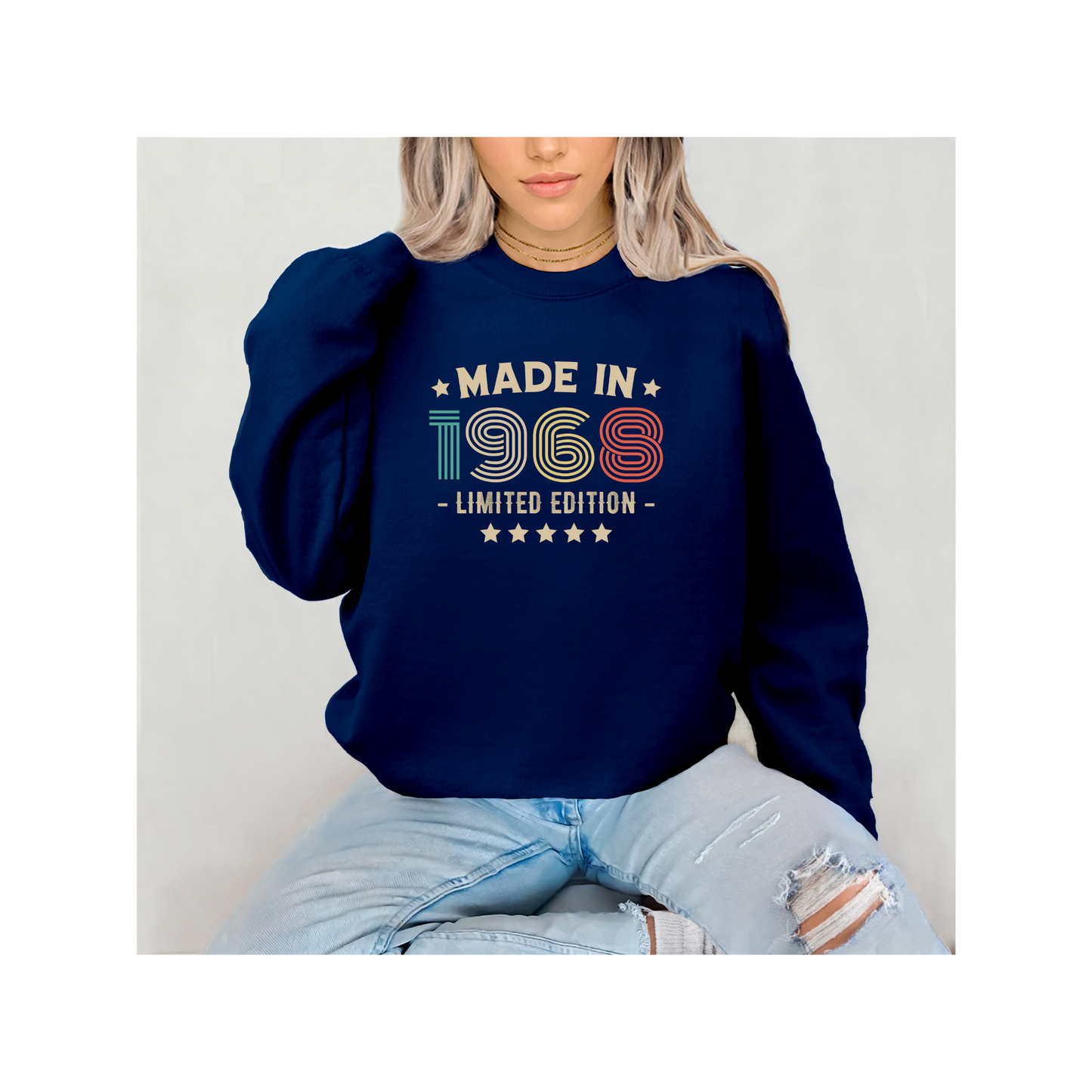 Vintage 1968 Limited Edition Graphic T or Sweatshirt – Classic, Timeless & Iconic Retro Style