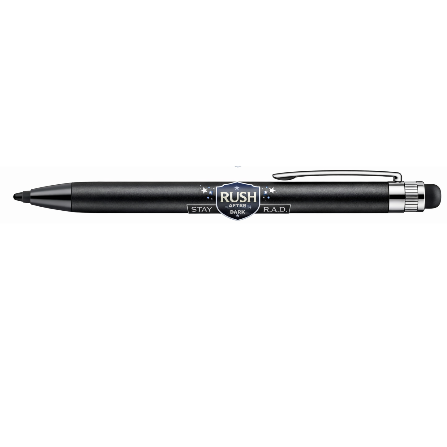 RUSH After Dark Stylus w/ Logo | Dual-Tip Touchscreen Stylus