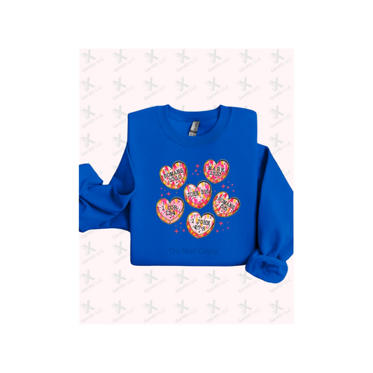 Scripture Hearts Graphic Design Shirt