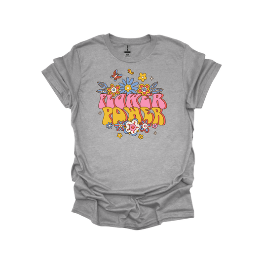 Retro Flower Power Groovy 70s Vibes Graphic T or Sweatshirt