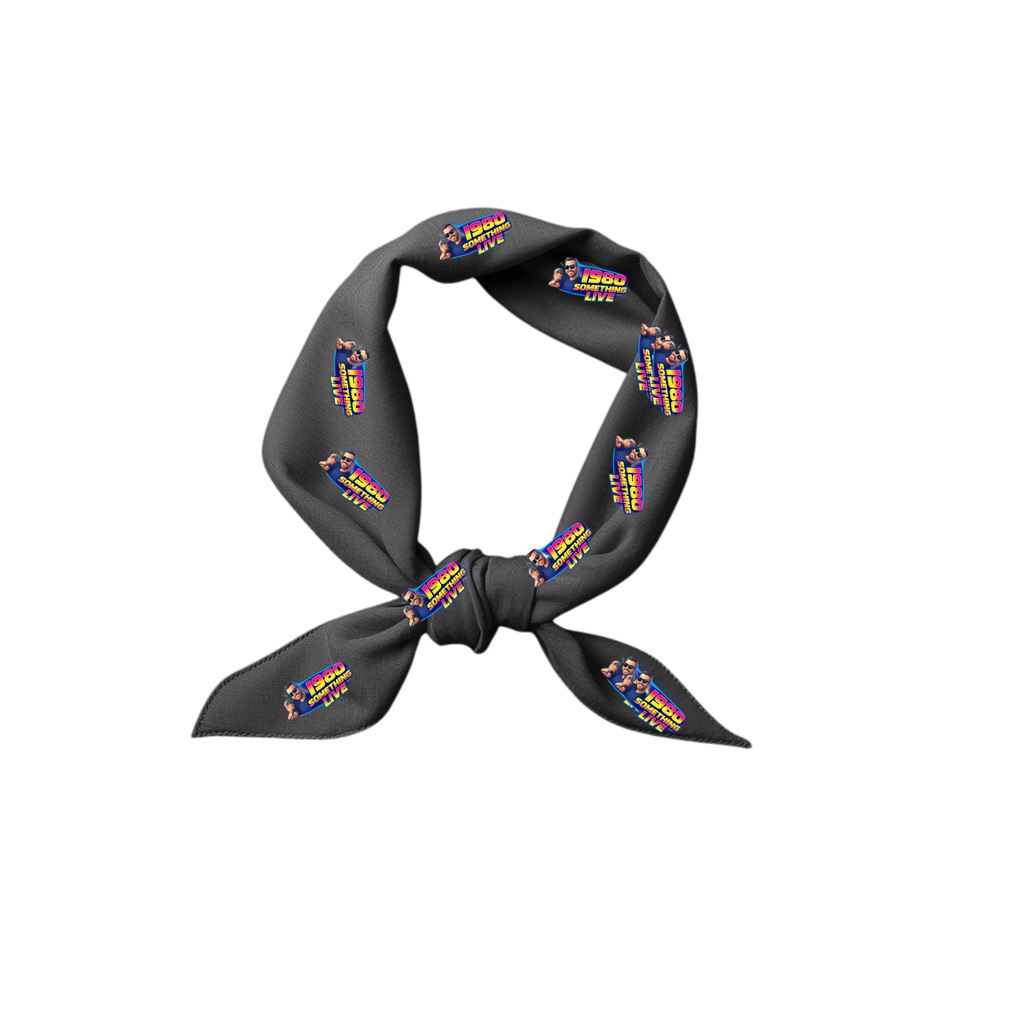 1980 Something LIVE! Retro Bandana – Classic Gen X Throwback Accessory