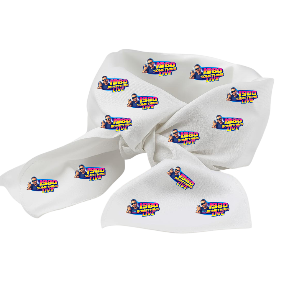 1980 Something LIVE! Retro Bandana – Classic Gen X Throwback Accessory