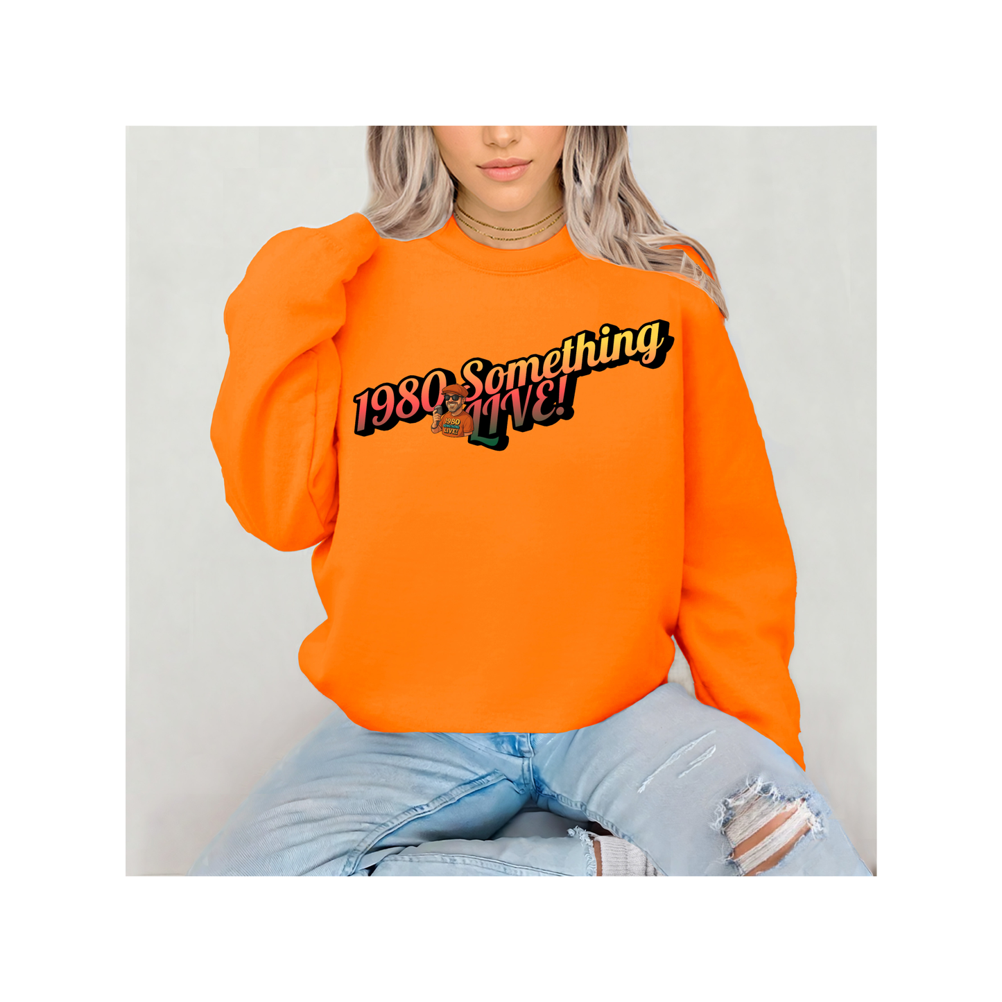 1980 Something LIVE! Retro Hoodie – Bold Gen X Energy You Can Wear