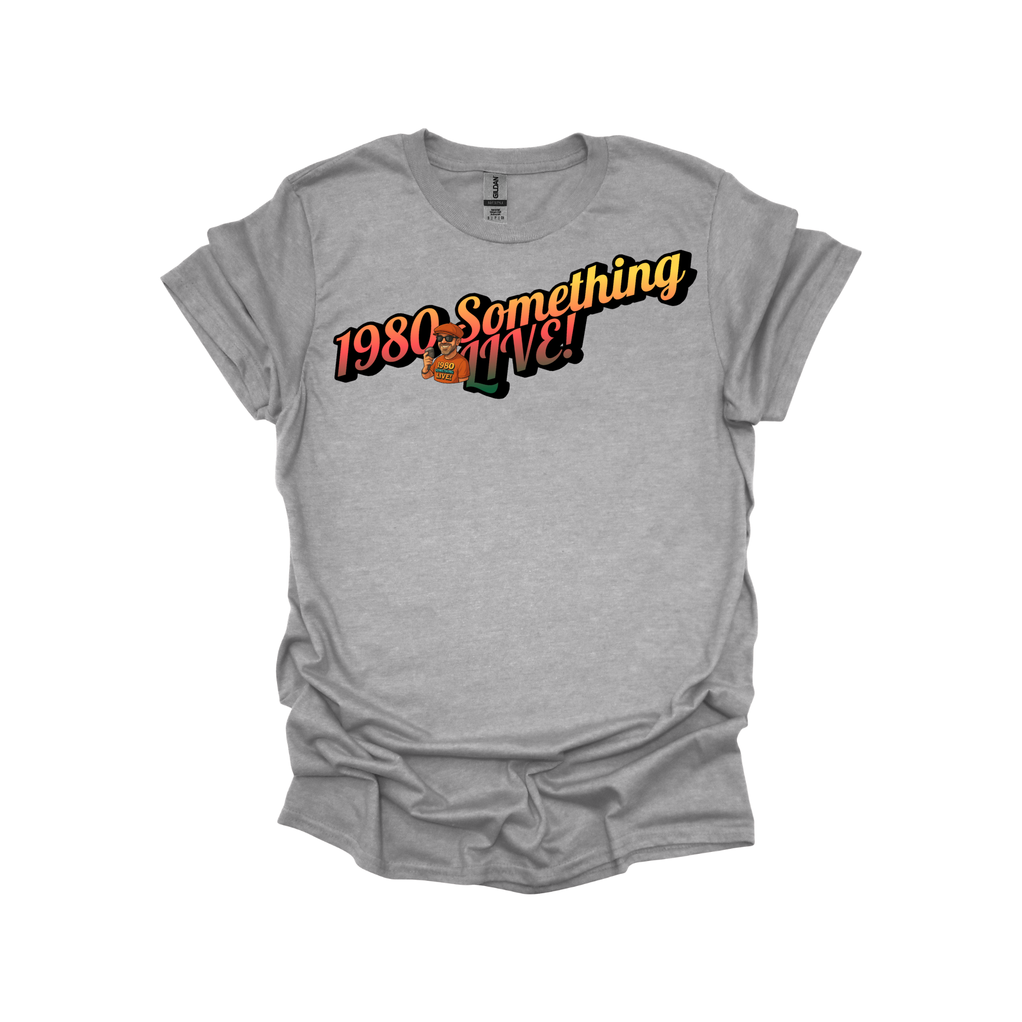 1980 Something LIVE! Retro T-shirt | Bold Gen X Energy You Can Wear