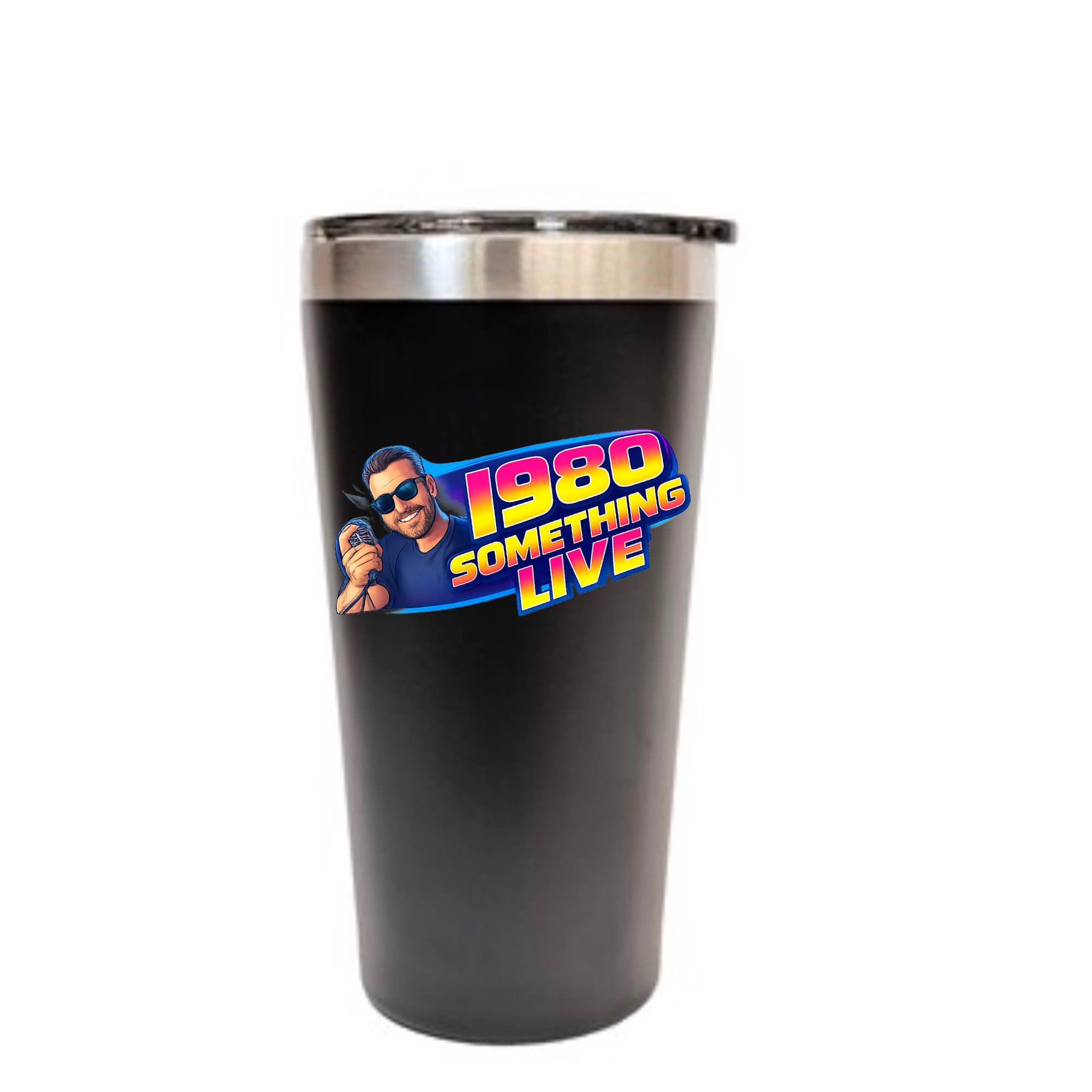 1980 Something LIVE Tumbler | Retro Gen X Drinkware