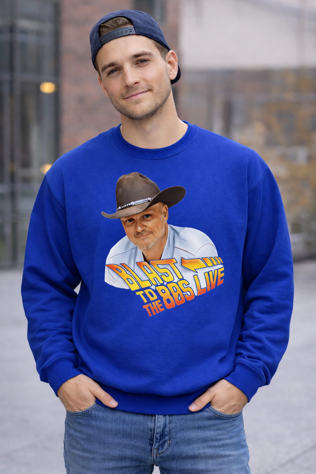 Blast To The 80s LIVE Retro Sweatshirt | 80s Music Sweatshirt
