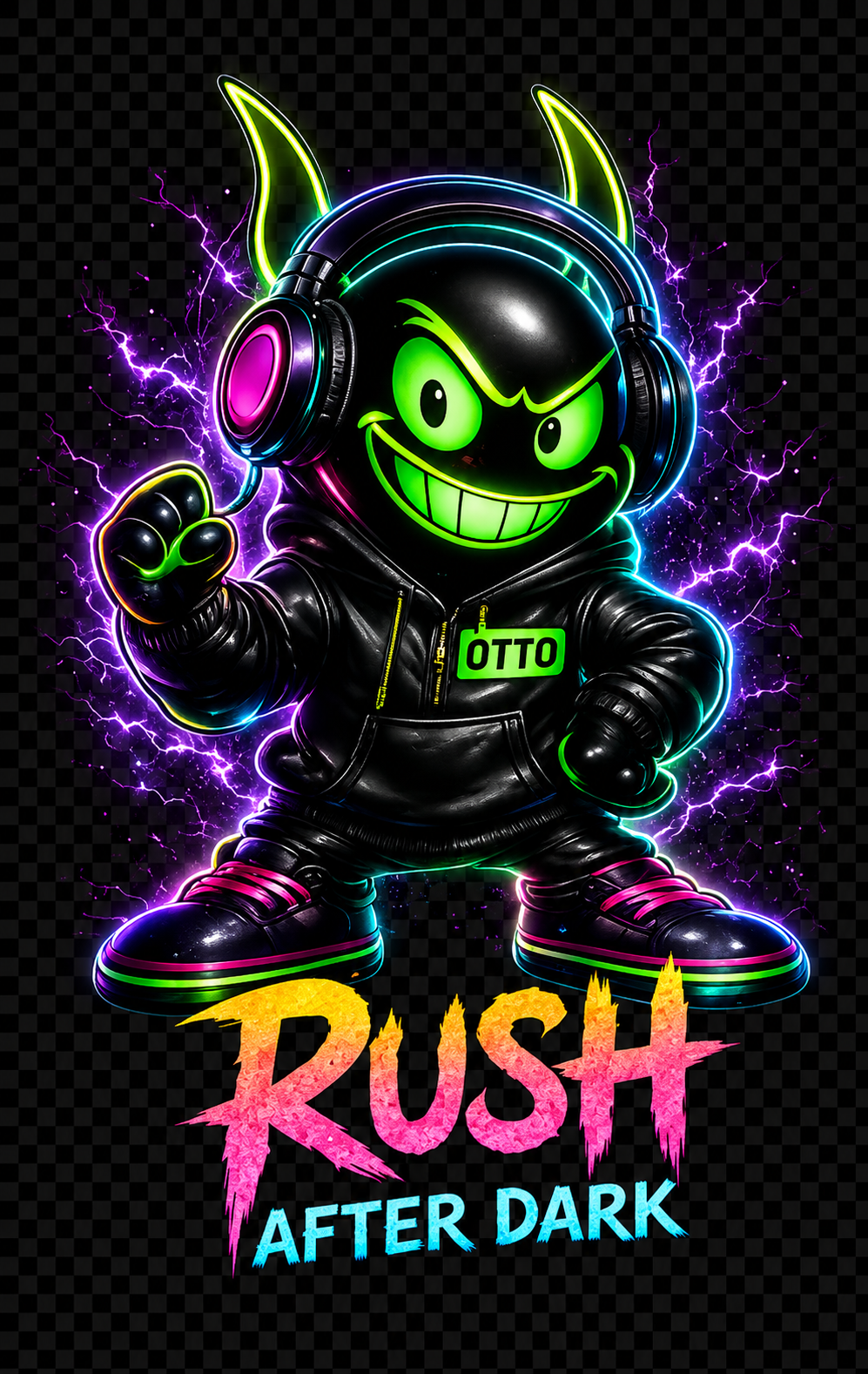 Rush After Dark Stickers | R.A.D. Squad & After Dark Crew Sticker Collection