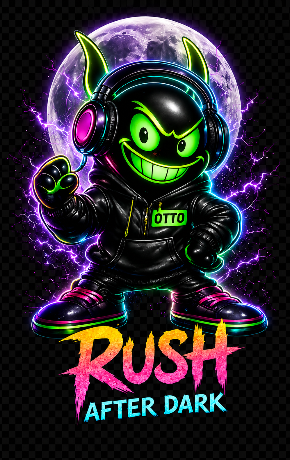 Rush After Dark Stickers | R.A.D. Squad & After Dark Crew Sticker Collection
