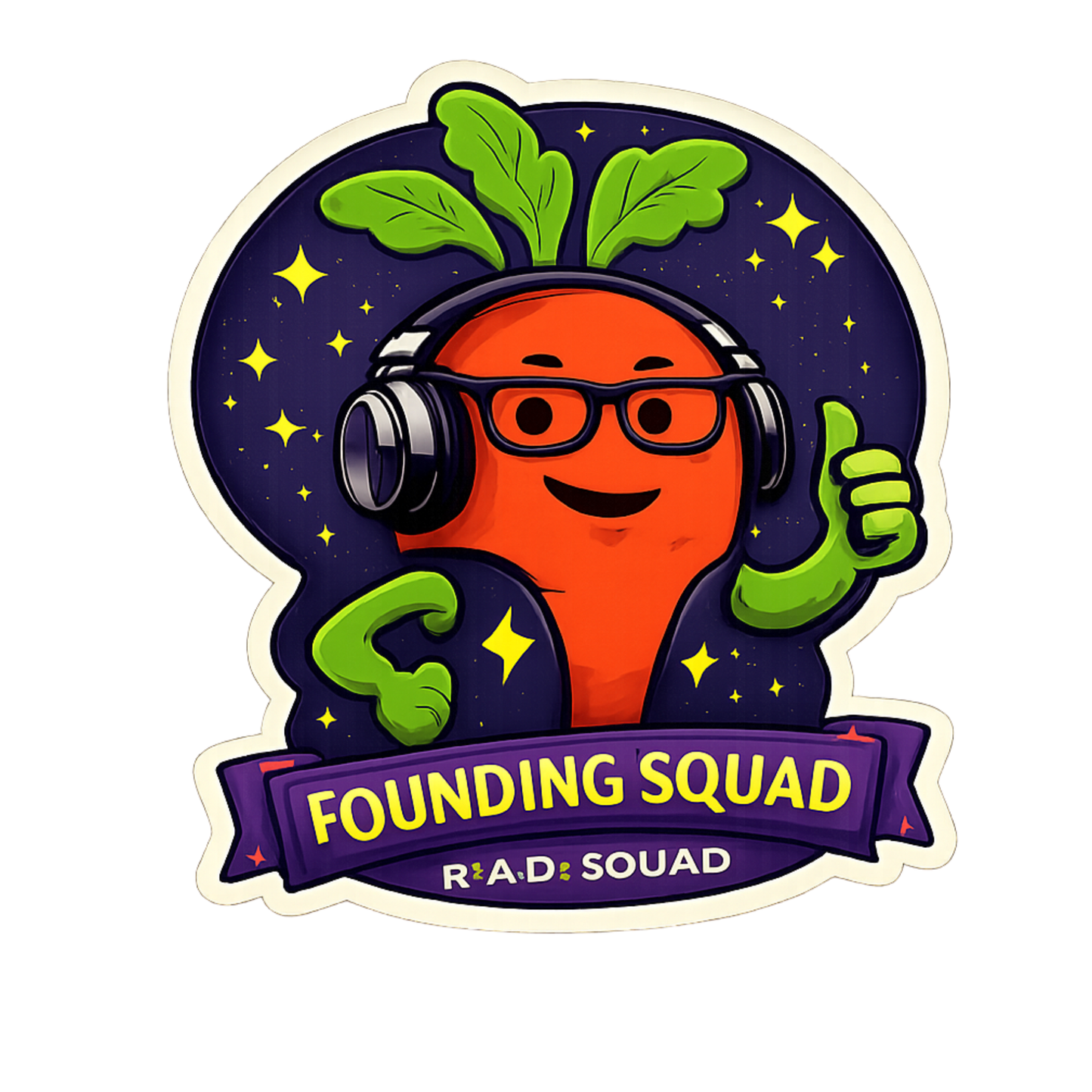 Rush After Dark Stickers | R.A.D. Squad & After Dark Crew Sticker Collection