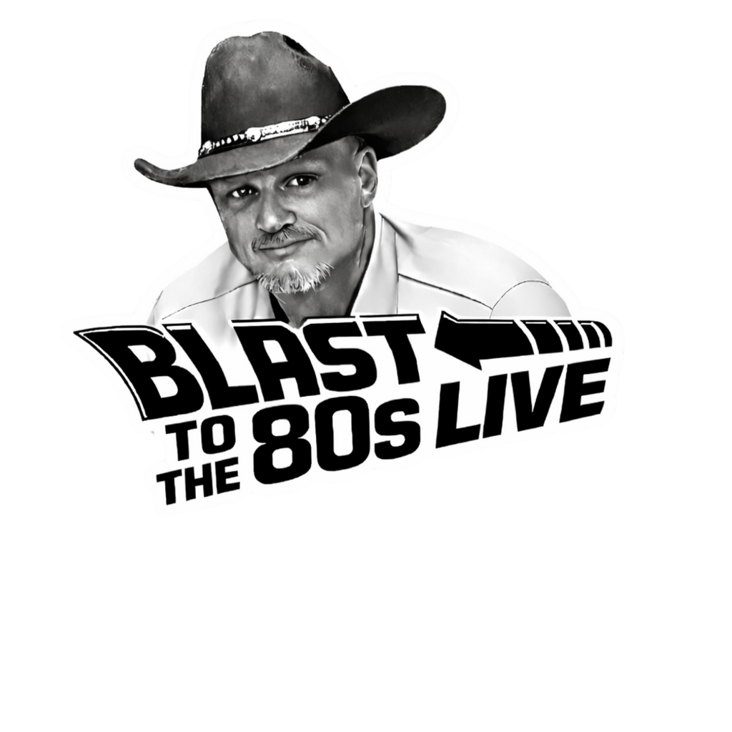 Blast to the 80s Live Stickers | Retro Radio, Music & Neon Nostalgia Decals
