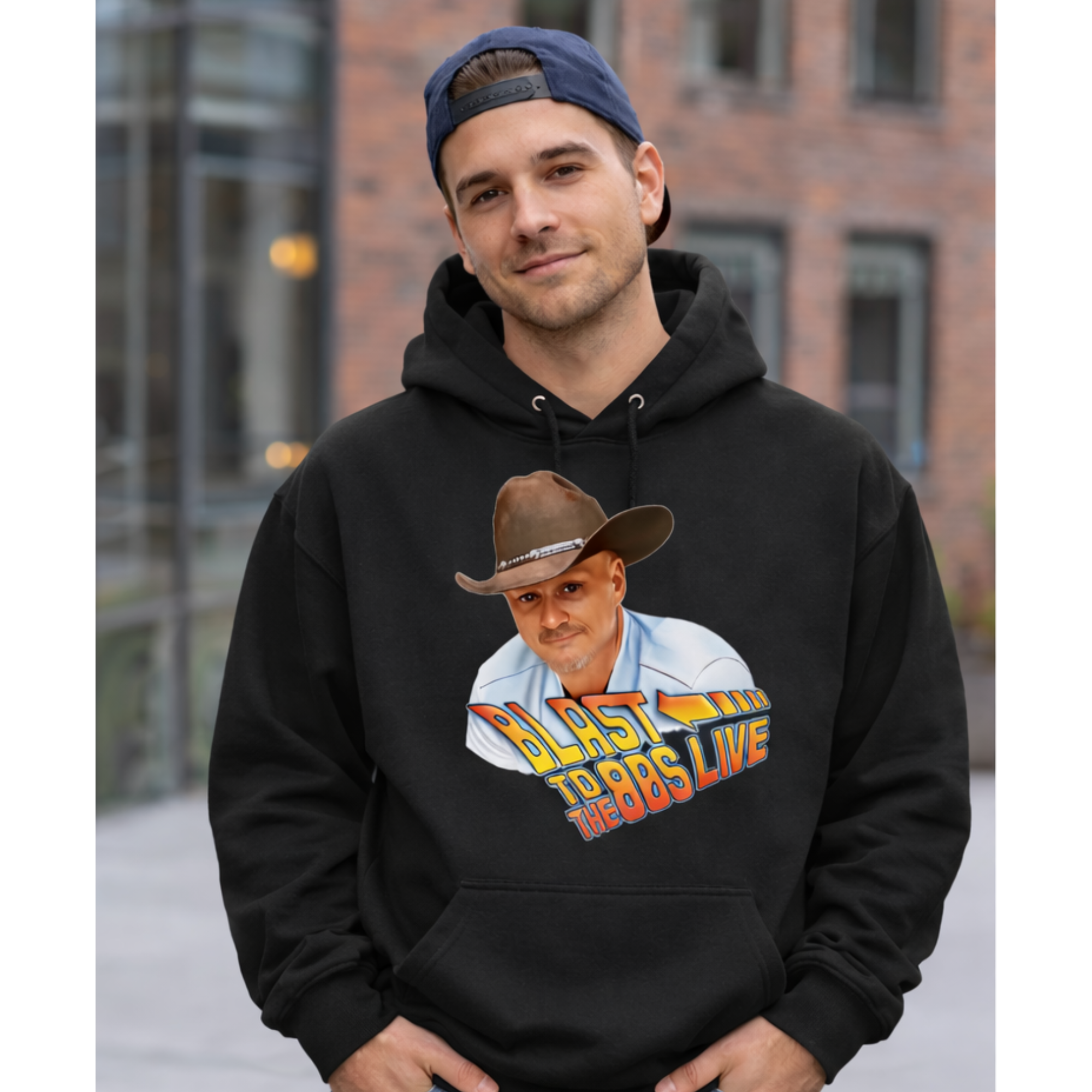 Blast To The 80s LIVE Retro Hoodie| 80s Music Hoodie