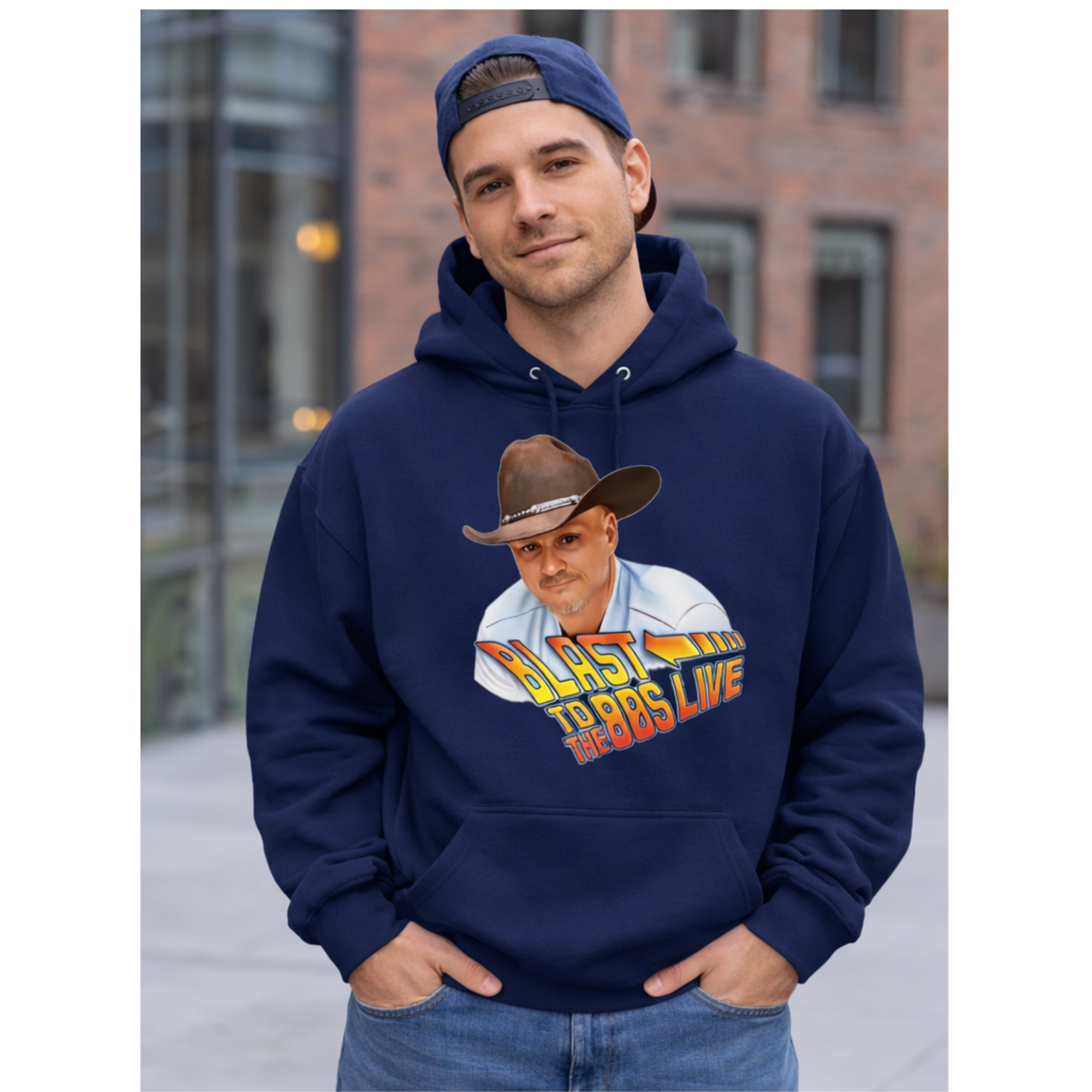 Blast To The 80s LIVE Retro Hoodie| 80s Music Hoodie