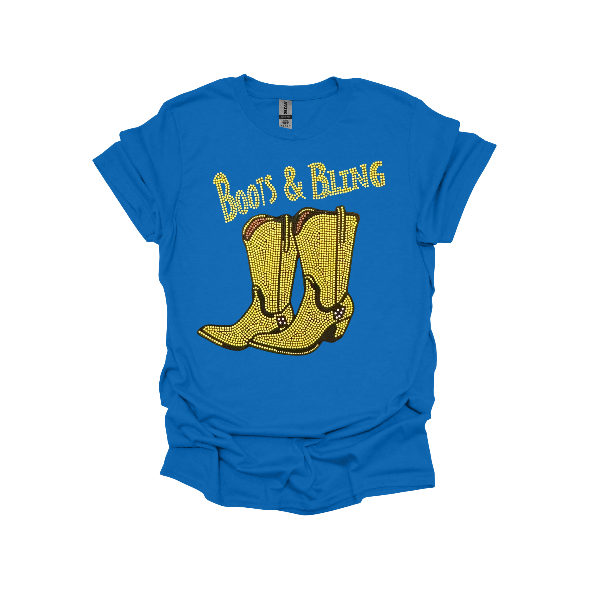 Boots & Bling Western Graphic T-Shirt – Country Style Rhinestone Tee