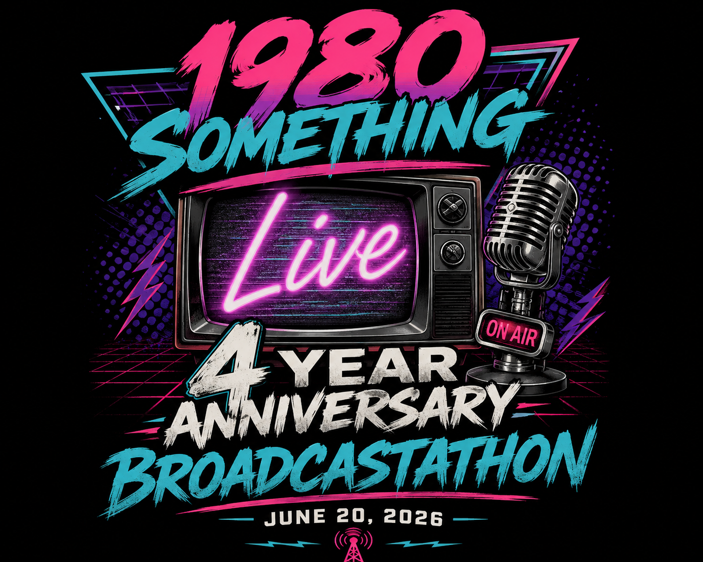 BOOM SHAKA LAKA! & Many More Retro Gen X Stickers – 1980 Something LIVE Exclusive