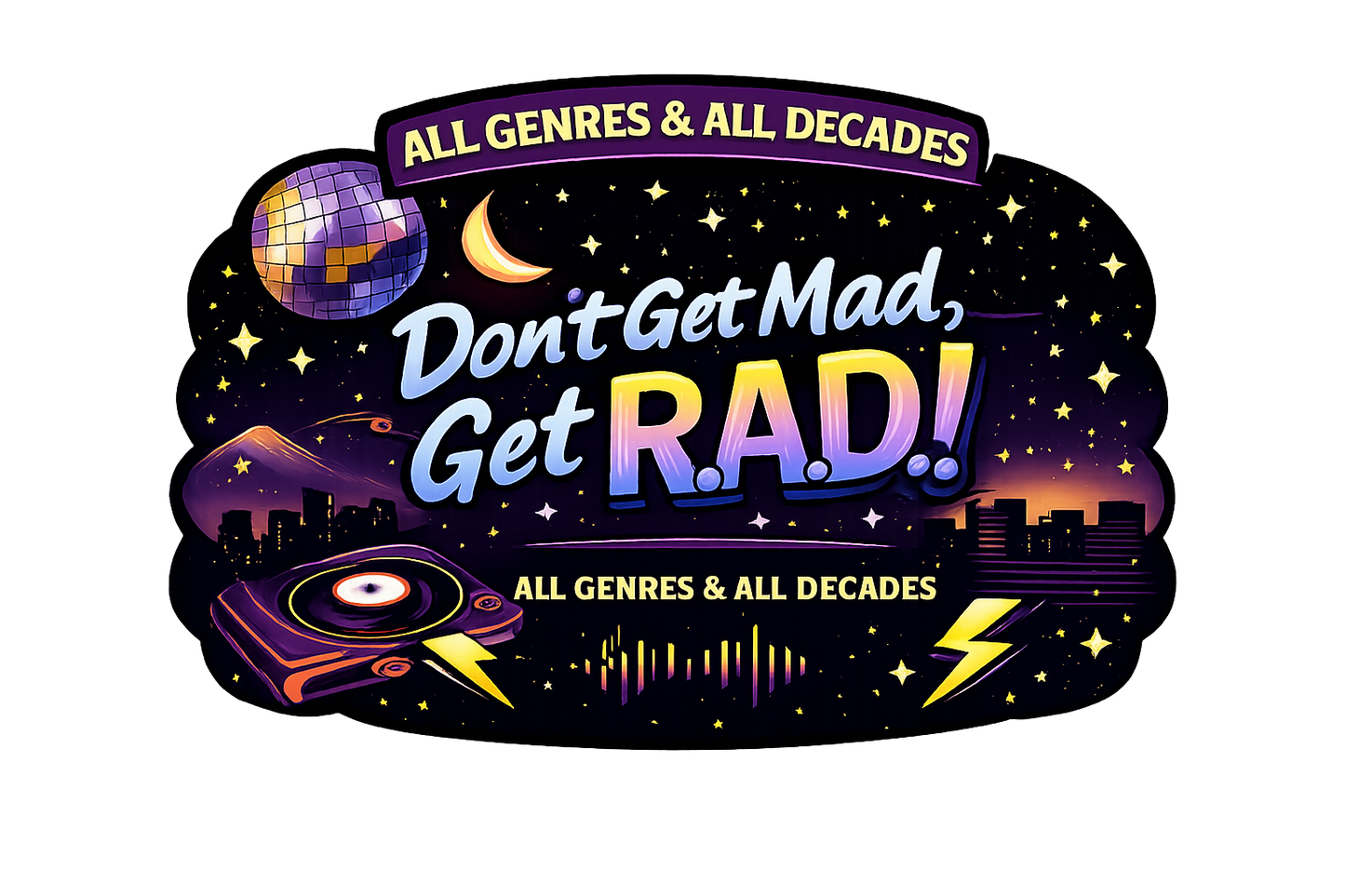 Rush After Dark Stickers | R.A.D. Squad & After Dark Crew Sticker Collection