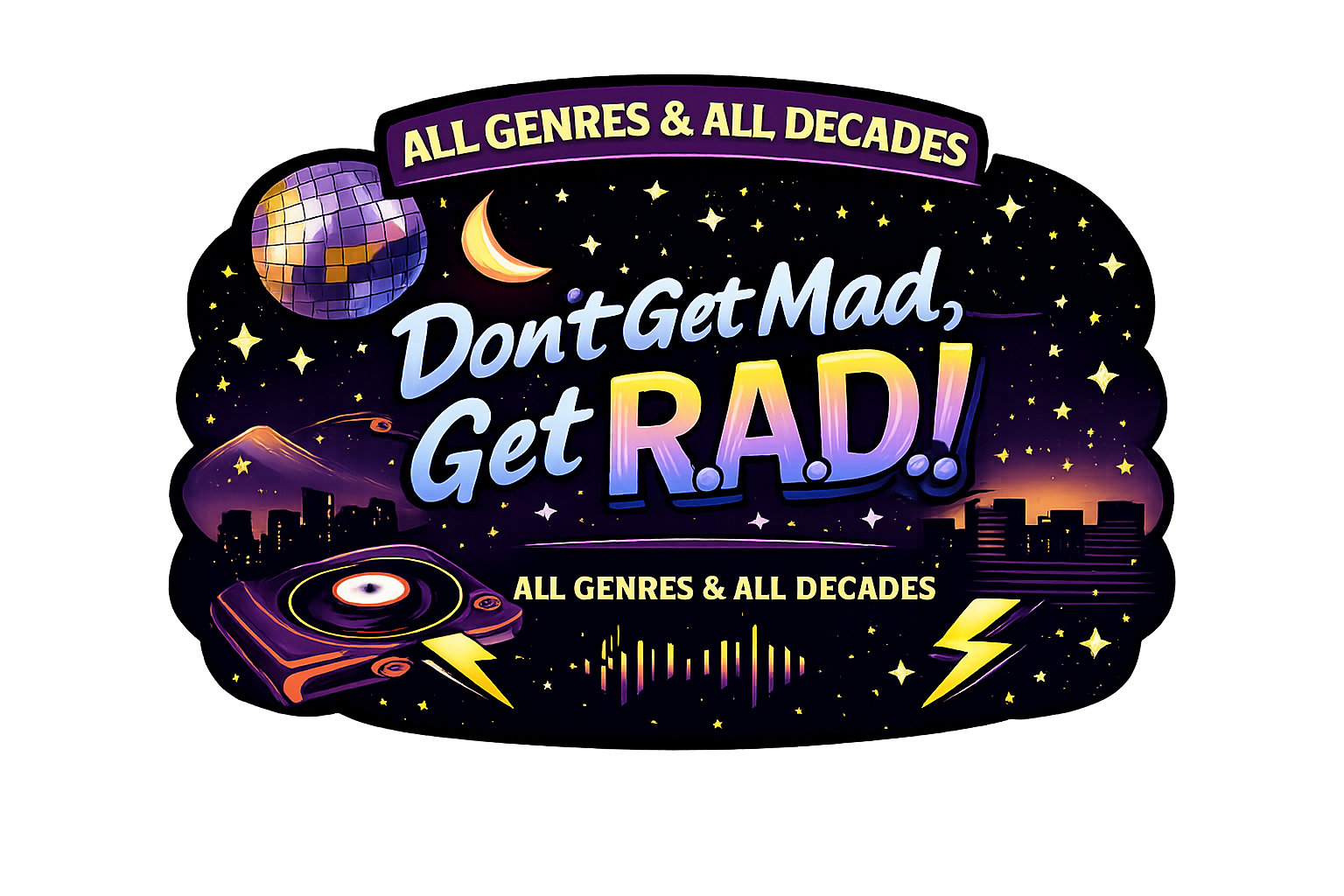 Rush After Dark Stickers | R.A.D. Squad & After Dark Crew Sticker Collection