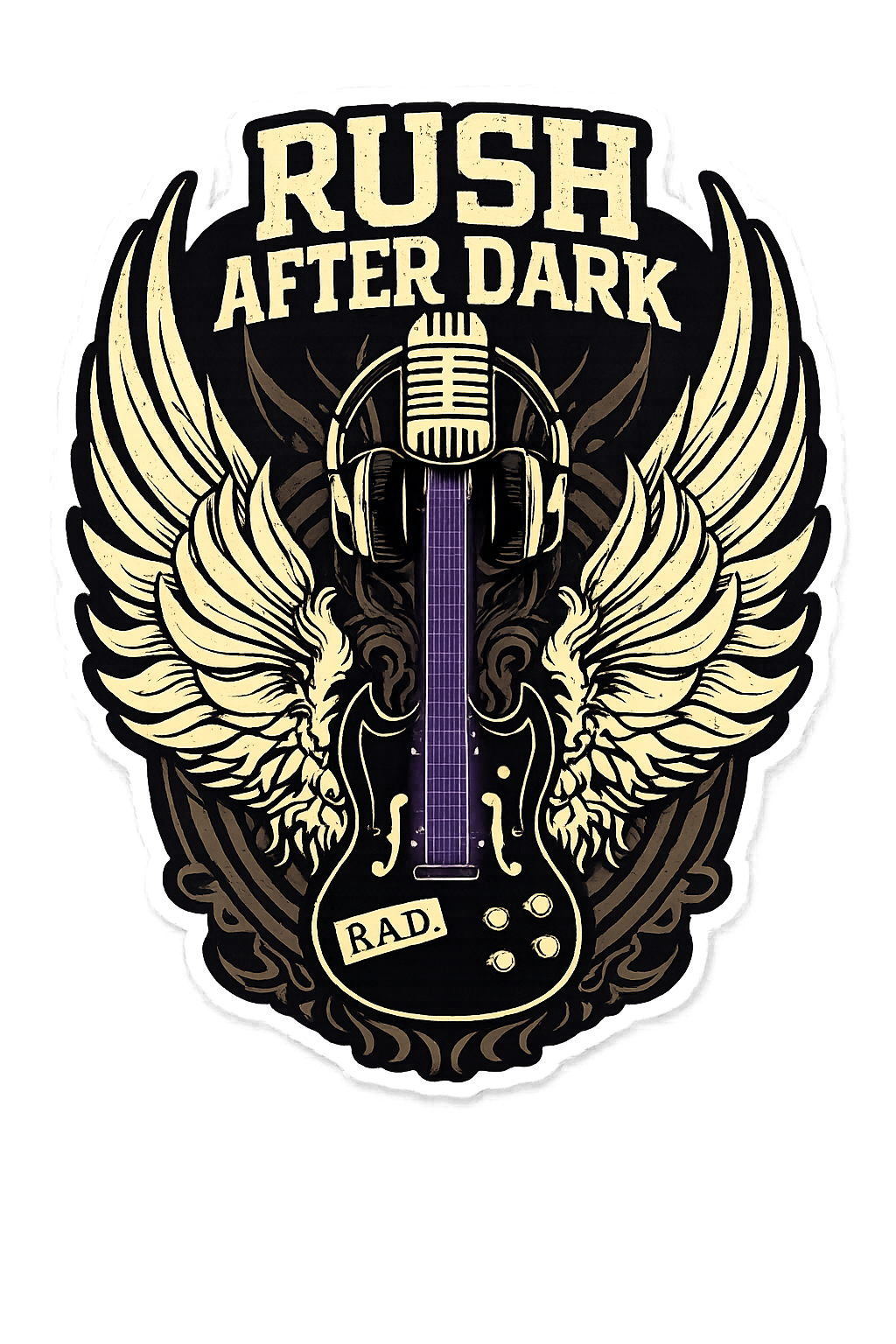 Rush After Dark Stickers | R.A.D. Squad & After Dark Crew Sticker Collection