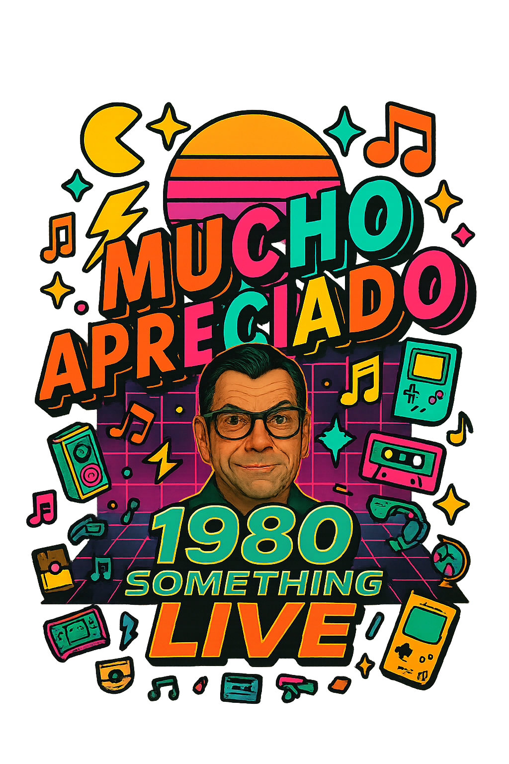 BOOM SHAKA LAKA! & Many More Retro Gen X Stickers – 1980 Something LIVE Exclusive