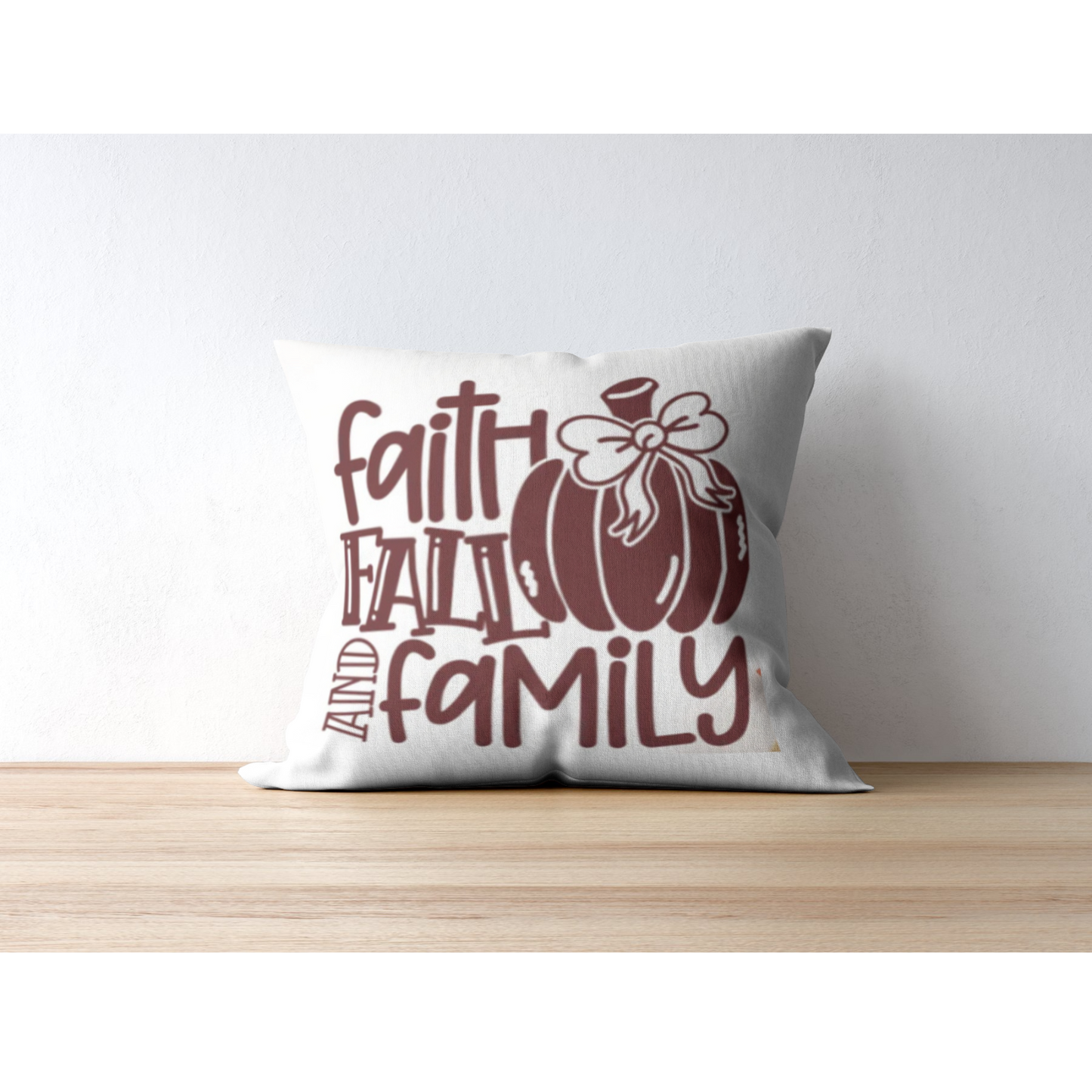 Faith Fall & Family Pillow