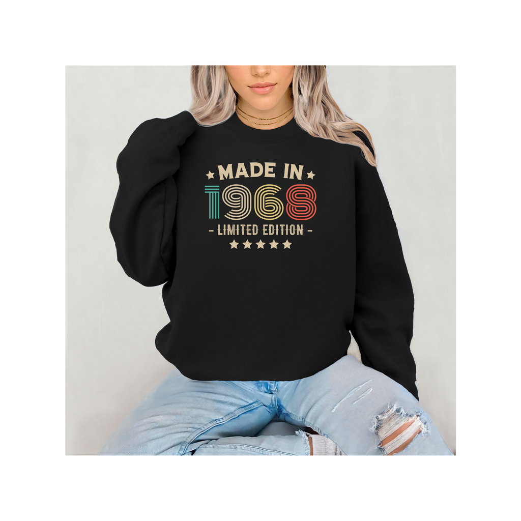 Vintage 1968 Limited Edition Graphic T or Sweatshirt – Classic, Timeless & Iconic Retro Style