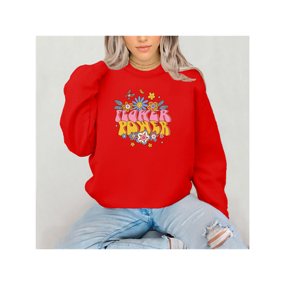 Retro Flower Power Groovy 70s Vibes Graphic T or Sweatshirt