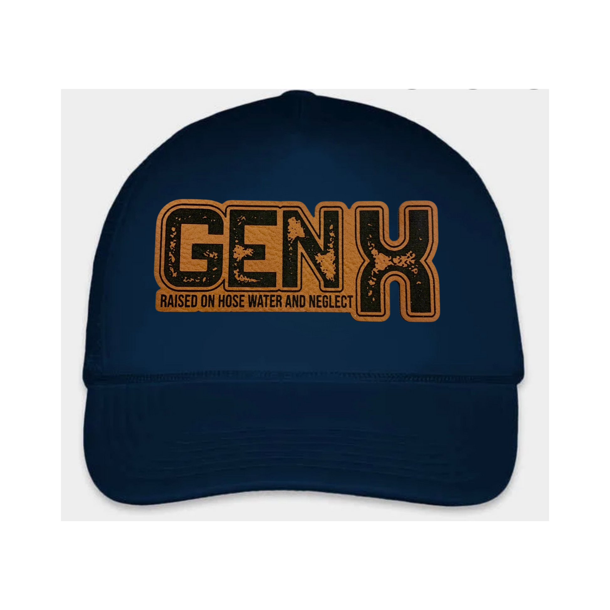 GEN X Trucker Hat – Raised on Hose Water and Neglect | Retro Funny Gen X Hat