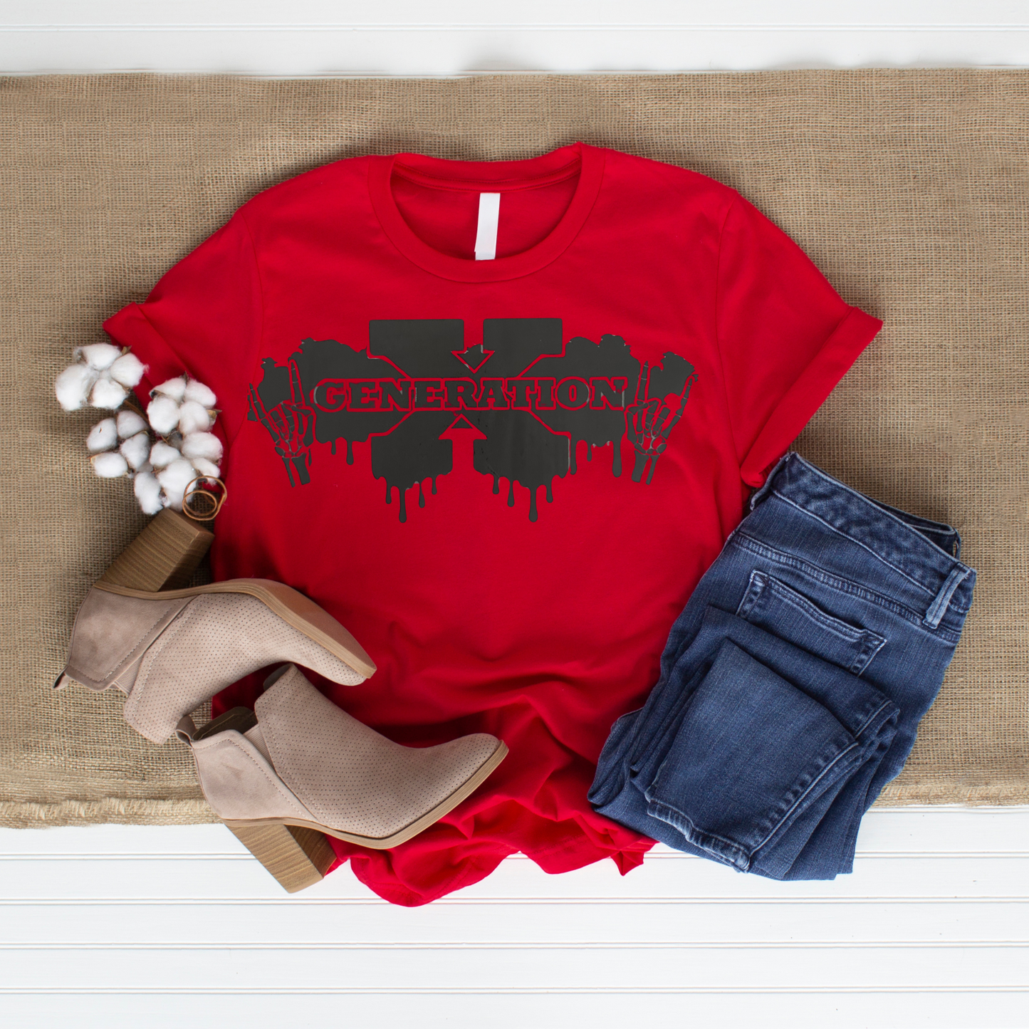 Rebel X Retro Grunge Tee – Bold Generation Statement Shirt