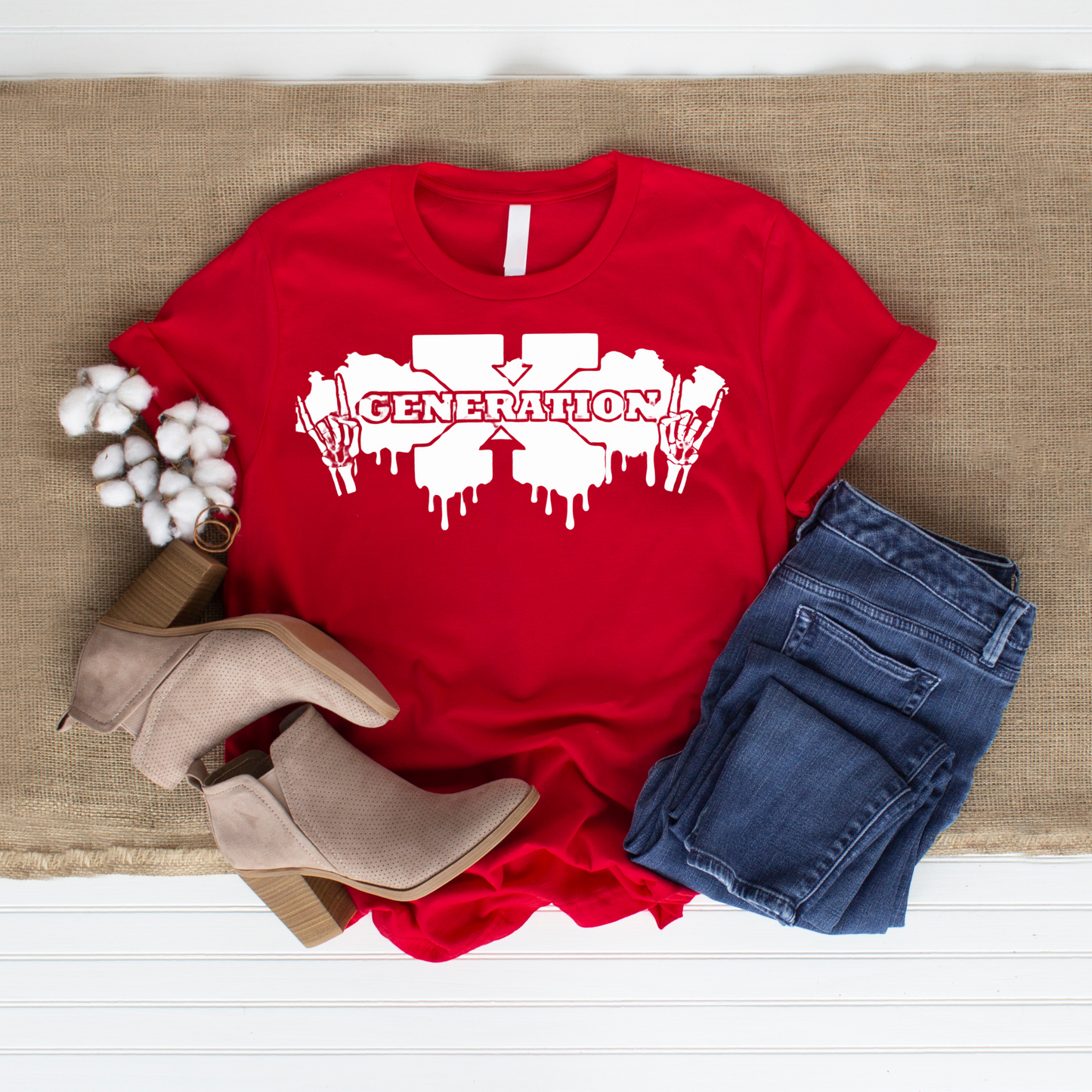 Rebel X Retro Grunge Tee – Bold Generation Statement Shirt