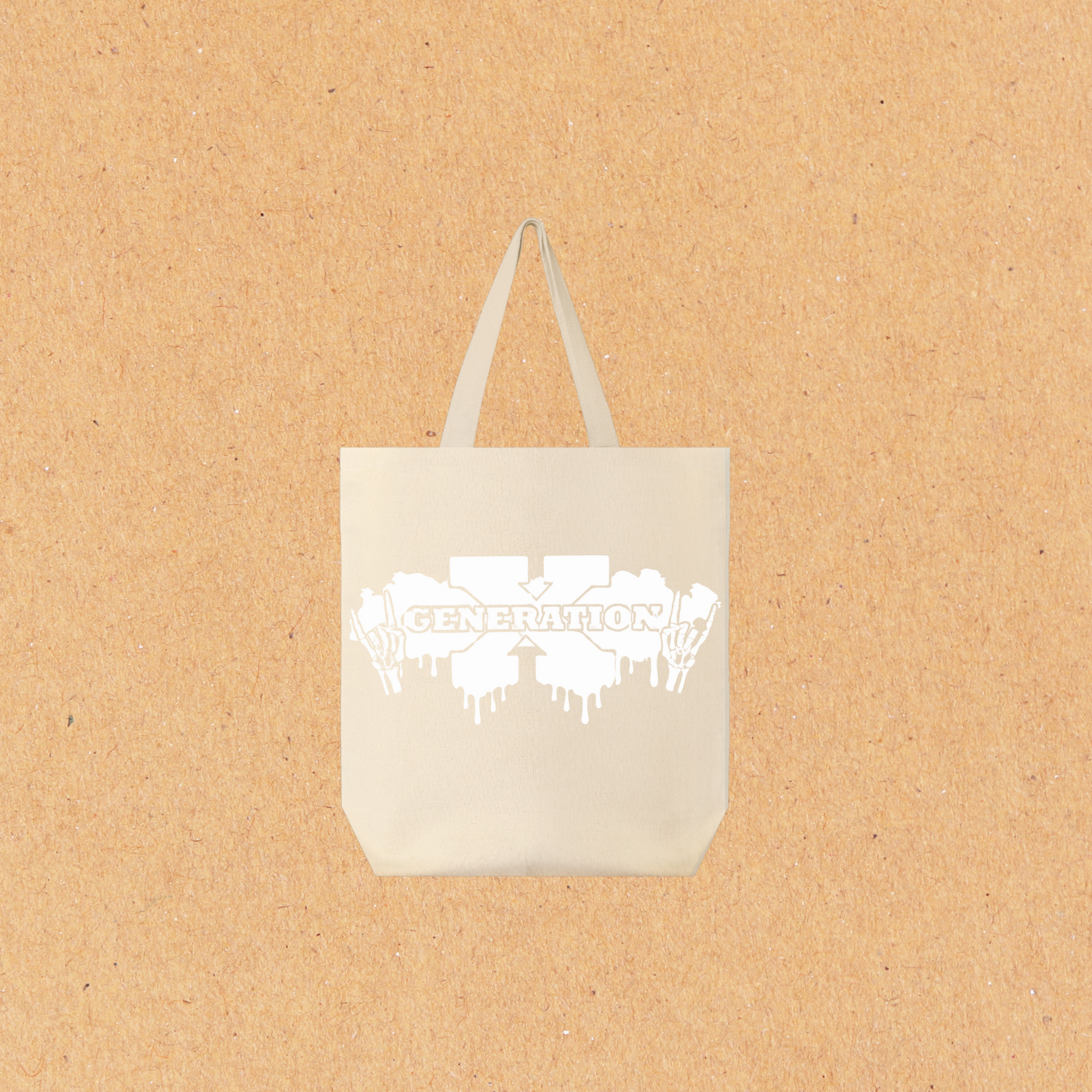 Edgy Generation X Tote Bag – Grunge Rock Style, Retro Gen X Canvas Bag for Everyday Use