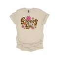 Groovy Gal Retro Floral Graphic T or Sweatshirt – Vintage 70s Vibes