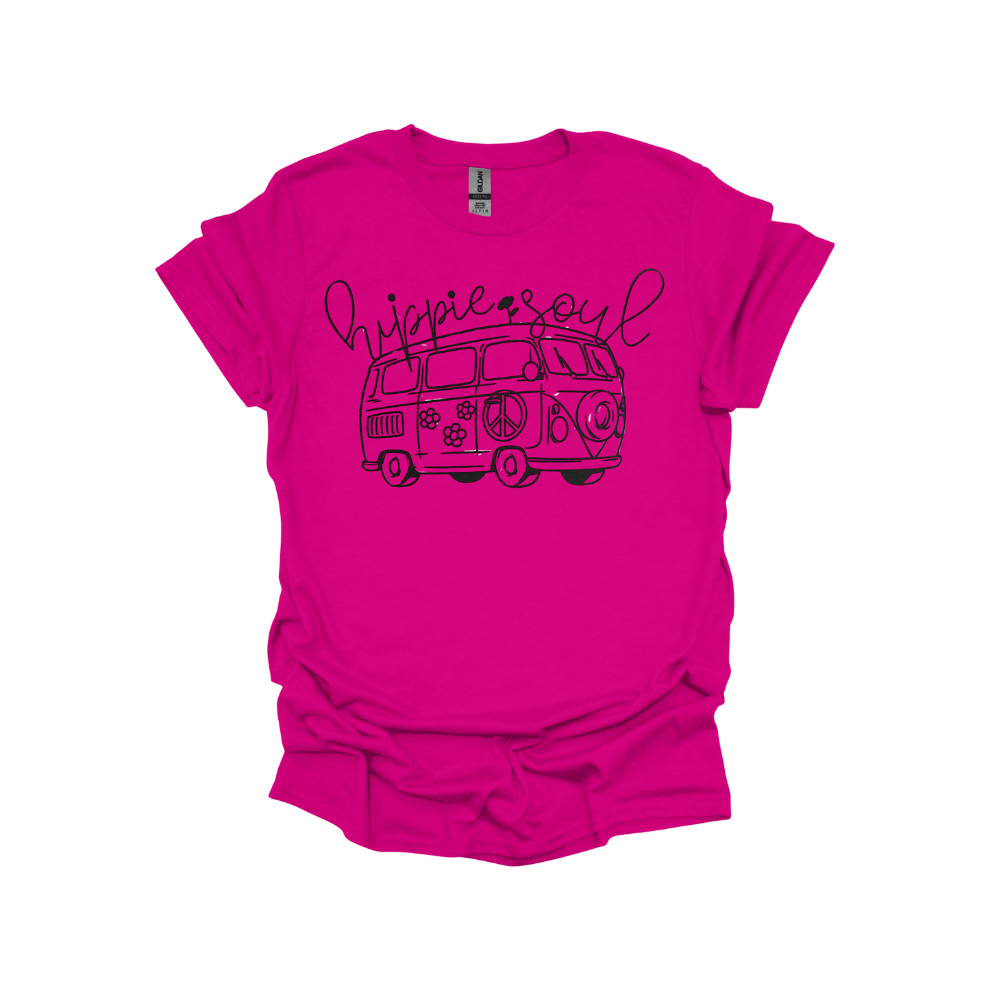 Hippie Soul Graphic T-shirt – Boho Festival Style