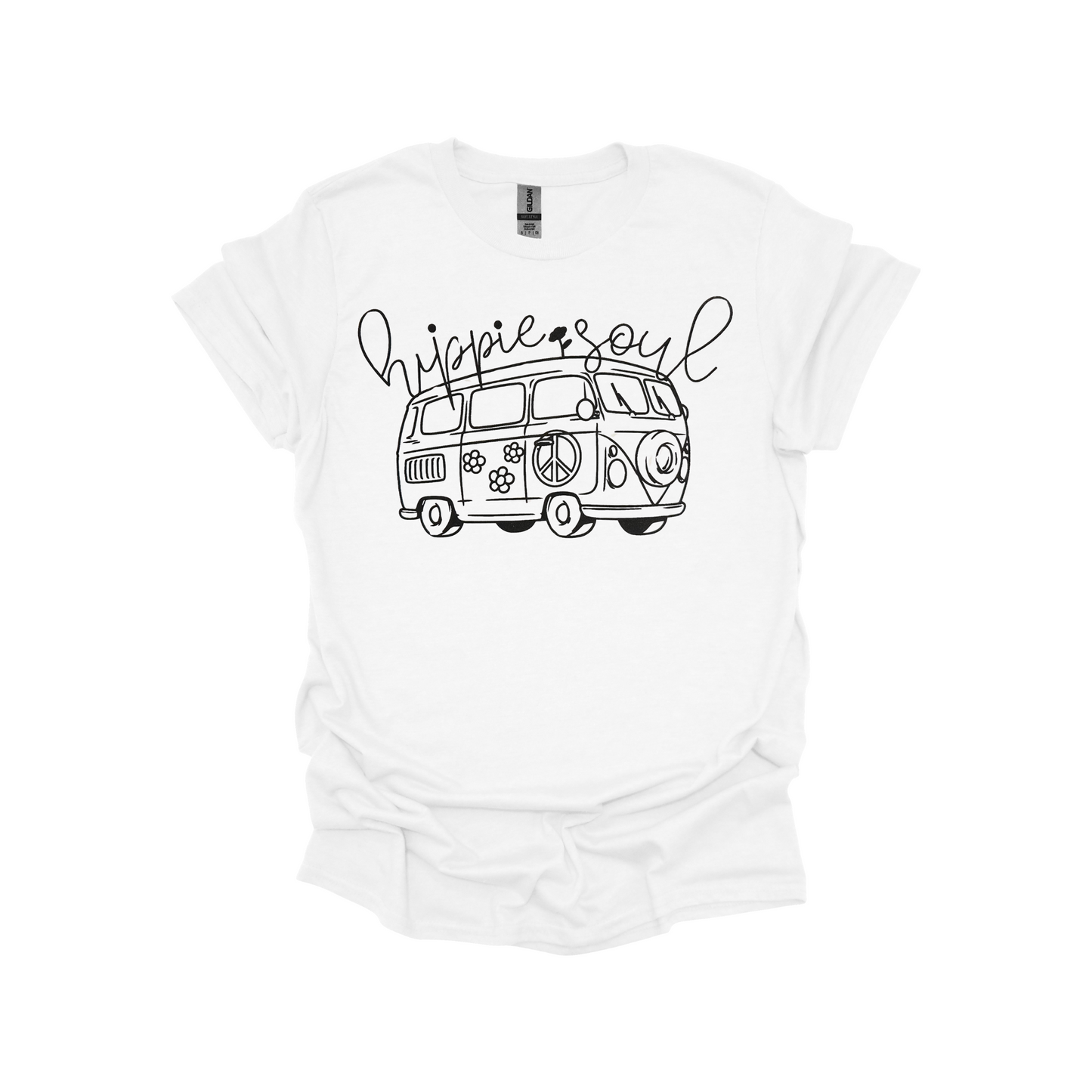 Hippie Soul Graphic T-shirt – Boho Festival Style