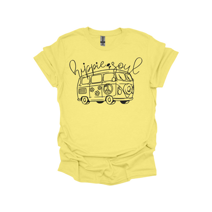 Hippie Soul Graphic T-shirt – Boho Festival Style