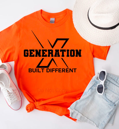 Generation X Built Different Graphic T-shirt