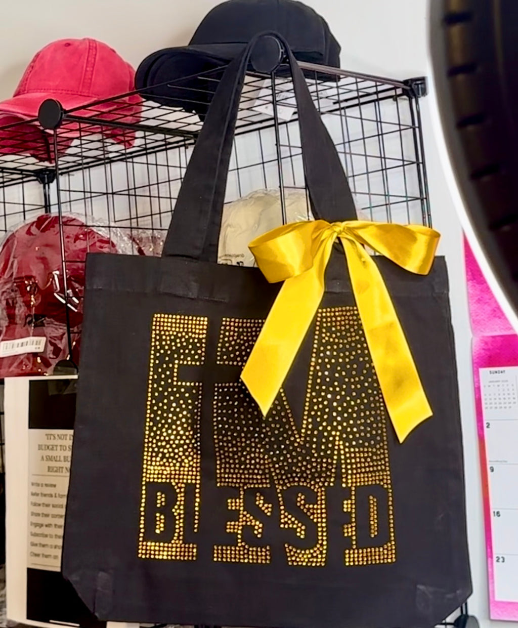 Faith-Based Rhinestone Heat Transfers for Tote Bags – Inspirational Christian Designs