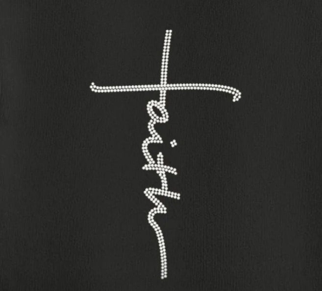 Faith-Based Rhinestone Heat Transfers for Tote Bags – Inspirational Christian Designs