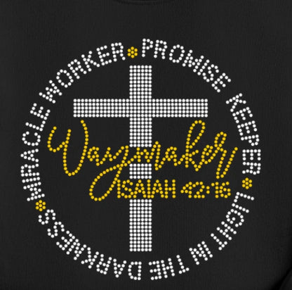 Faith & Empowerment Rhinestone Transfers for Tote Bags