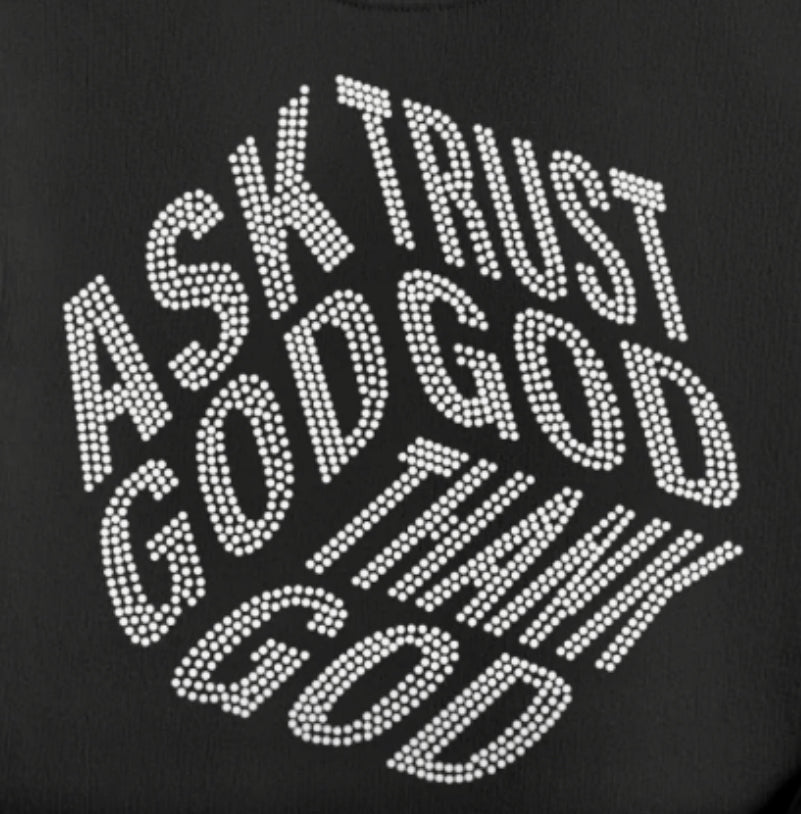 Faith-Based Rhinestone Heat Transfers for Tote Bags – Inspirational Christian Designs