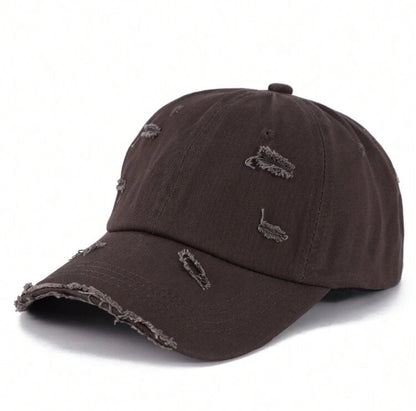 Vintage Distressed Dad Hat - Edgy & Stylish Graphic Design Cap