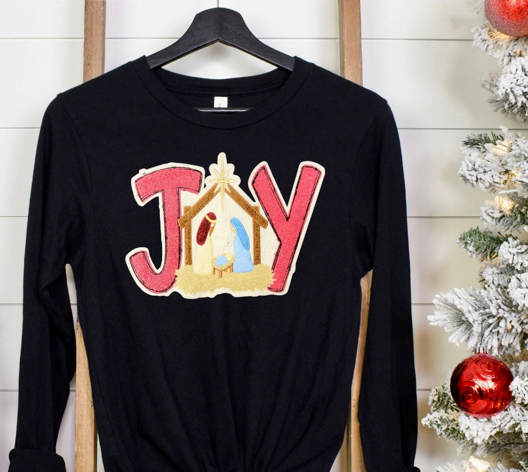 Joy Nativity Christmas Sweatshirt