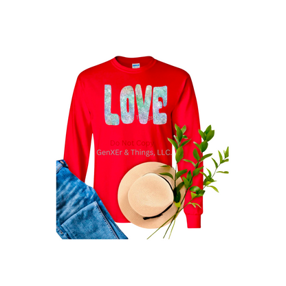 Love Graphic Design Shirt