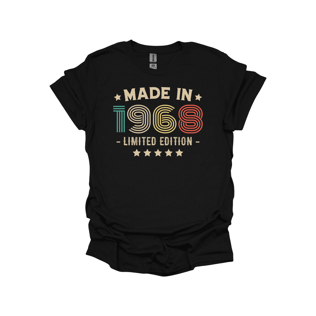 Vintage 1968 Limited Edition Graphic T or Sweatshirt – Classic, Timeless & Iconic Retro Style