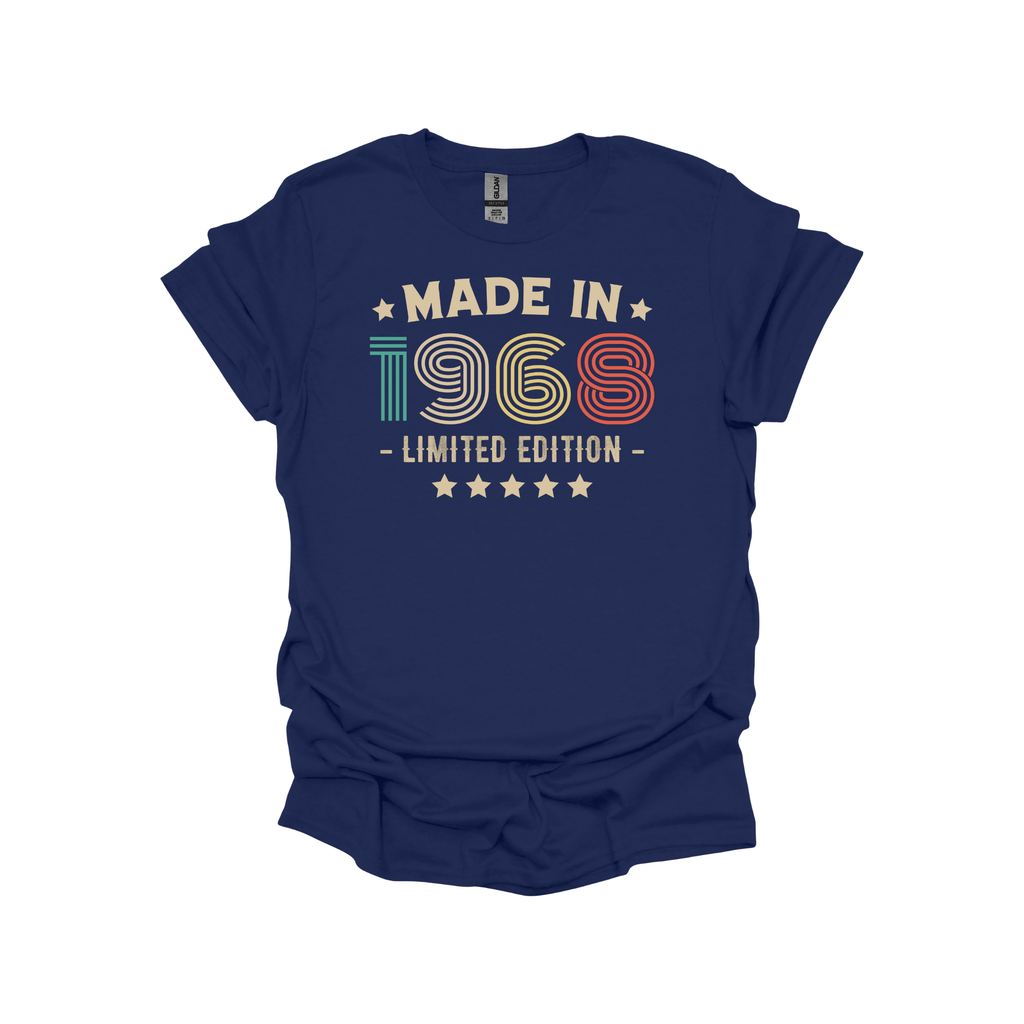 Vintage 1968 Limited Edition Graphic T or Sweatshirt – Classic, Timeless & Iconic Retro Style