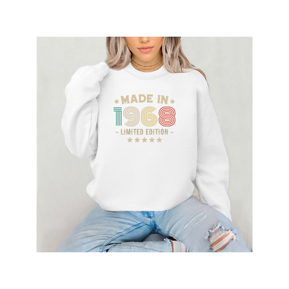 Vintage 1968 Limited Edition Graphic T or Sweatshirt – Classic, Timeless & Iconic Retro Style