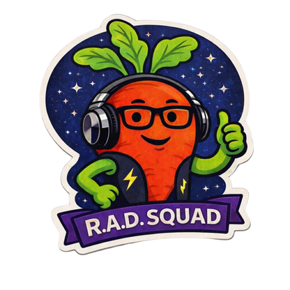 Rush After Dark Stickers | R.A.D. Squad & After Dark Crew Sticker Collection