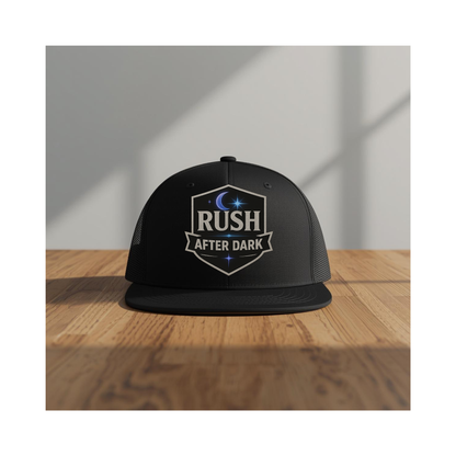 R.A.D.-ish & Rush After Dark Trucker Hats | Retro Music Style Headwear