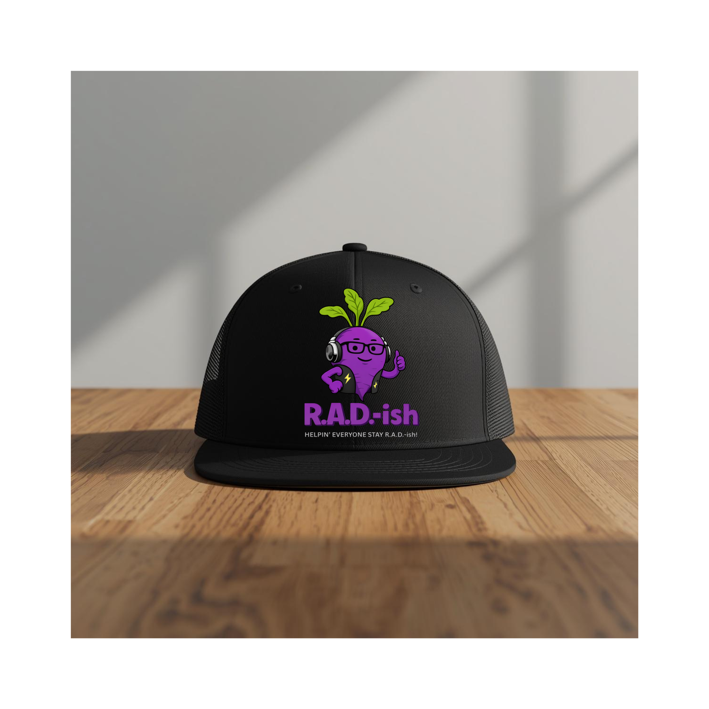 R.A.D.-ish & Rush After Dark Trucker Hats | Retro Music Style Headwear